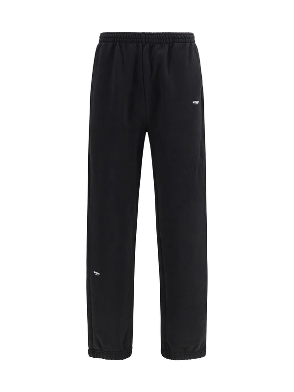 Sweatpants Micro Owners Club Jet Black Cotton Trousers