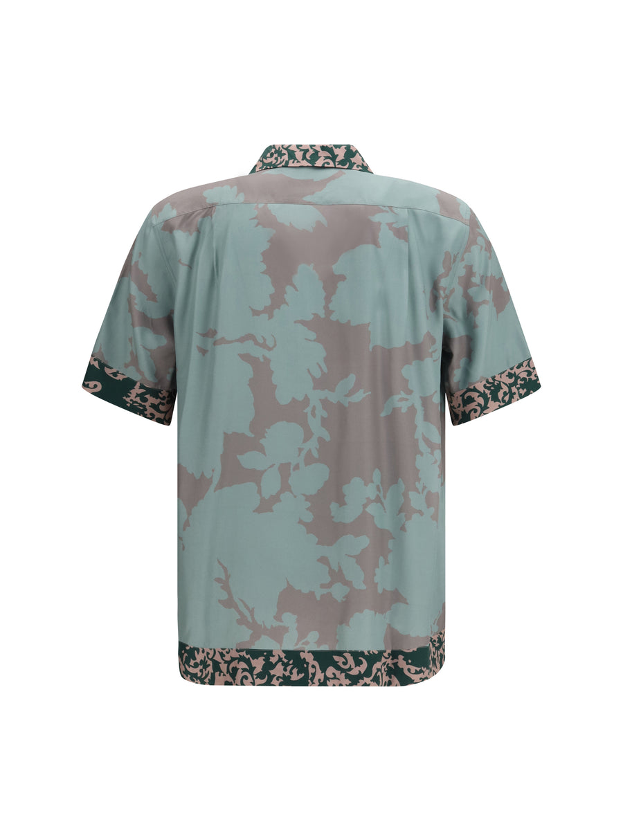 Short-Sleeve Shirt Carltone Petrol Viscose