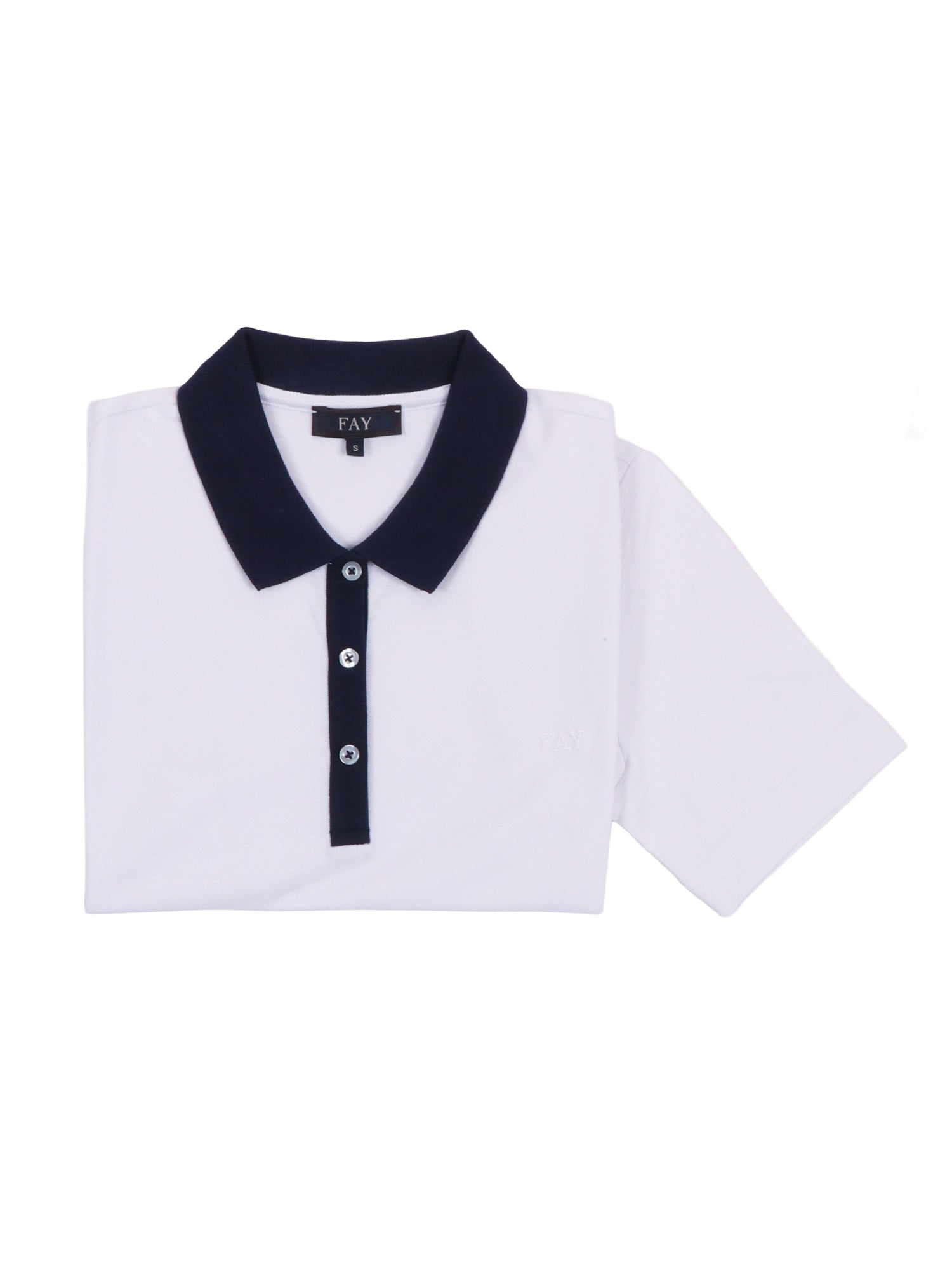 POLO White Cotton Elastane Shirt