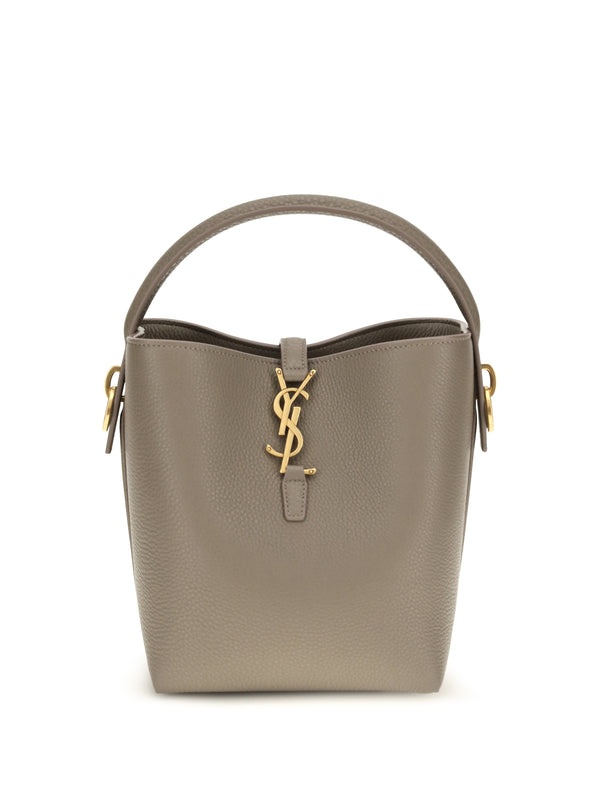 Bucket Bag Le 37 Plaza Taupe Calf Leather