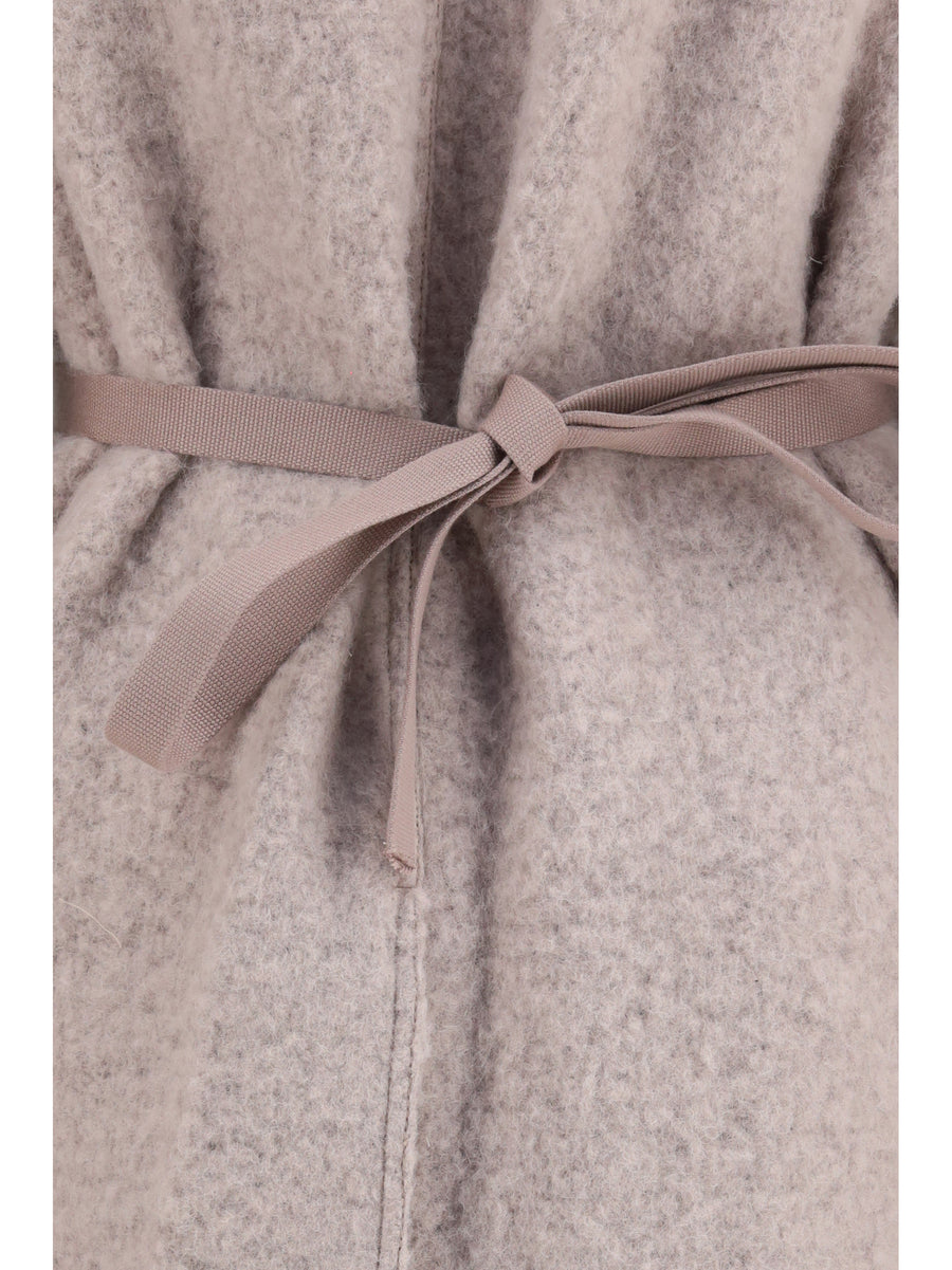 Coat Dracucollar Belted Rose
