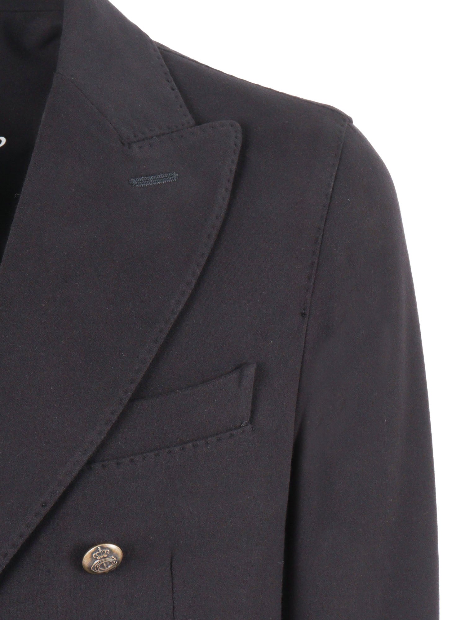 Double Breasted L.f. Black Jacket