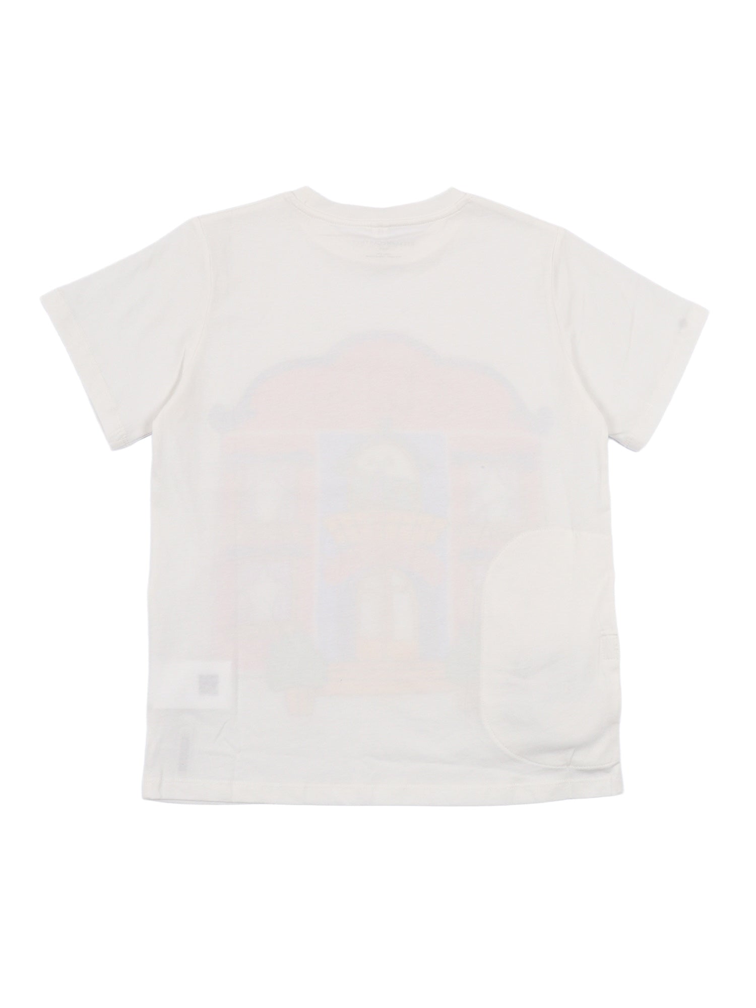 T-SHIRT-TOP White Cotton Short Sleeves T-shirt