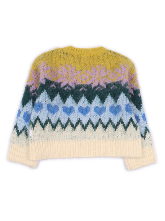 Glenda Jumpers Acrylic Nylon Wool Spandex Crewneck