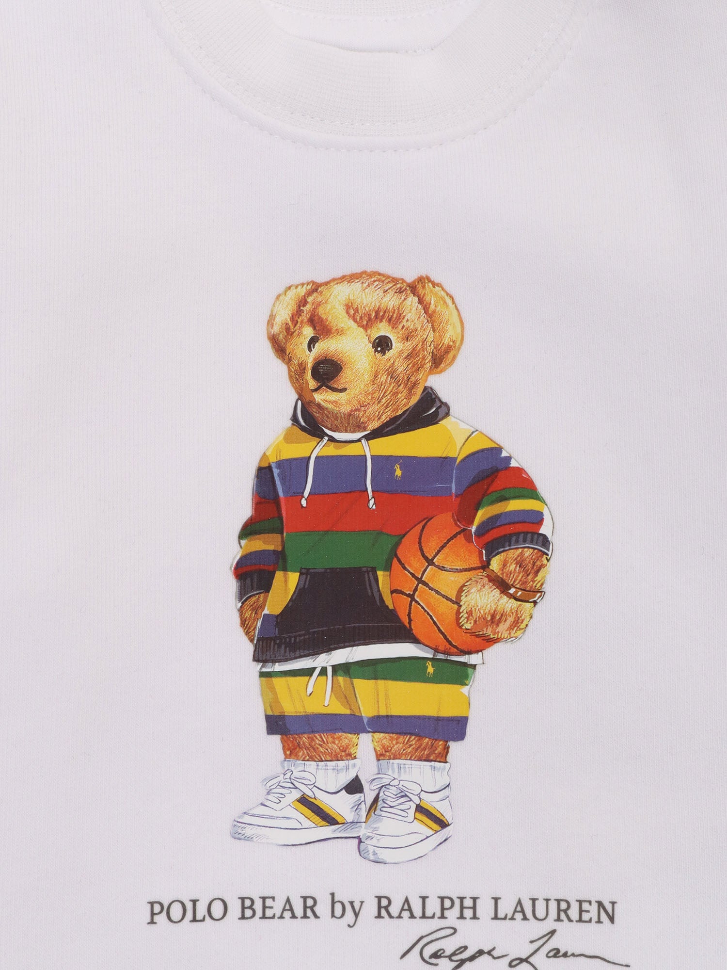 Polo Bear sweatshirt White Cotton Polyester