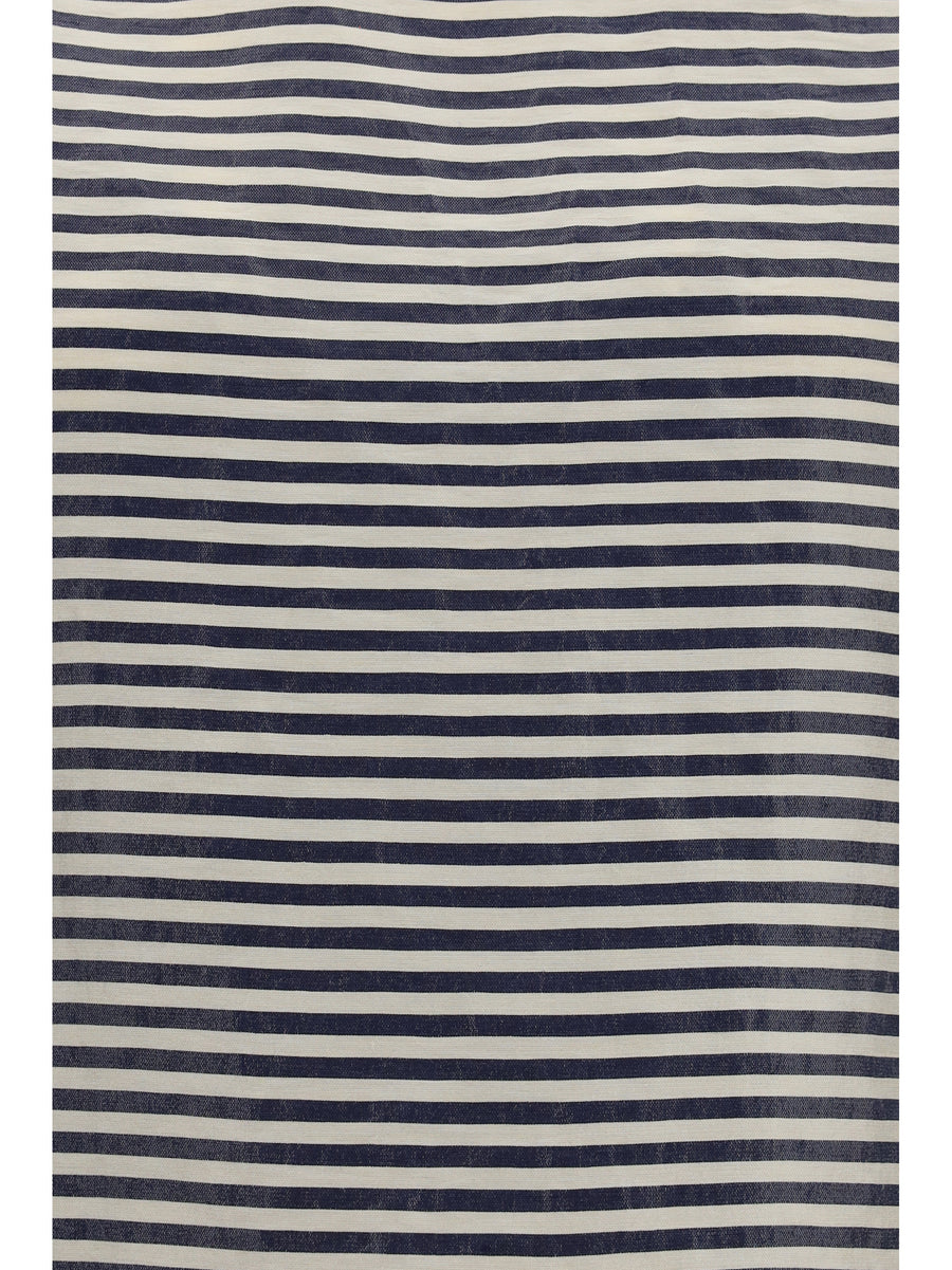Short-Sleeved T-Shirt Midnight Blue Linen T-shirts & Jerseys