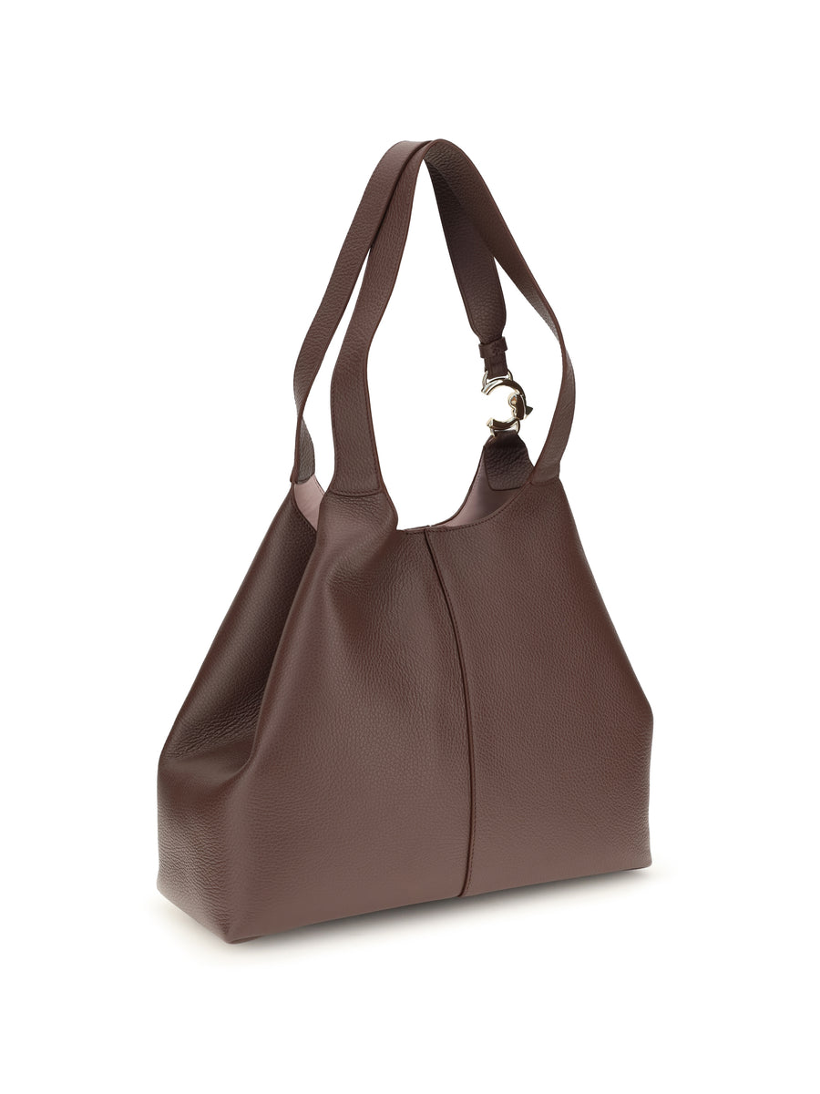 Shoulder Bag C-Easy Berry Calf Leather (bos Taurus)