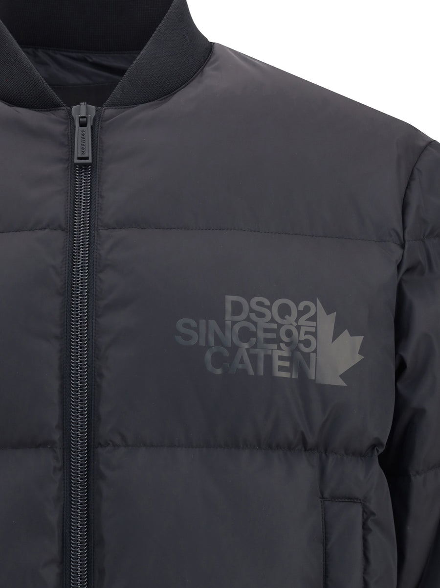 Easy Puffer Down Jacket Black Polyamide
