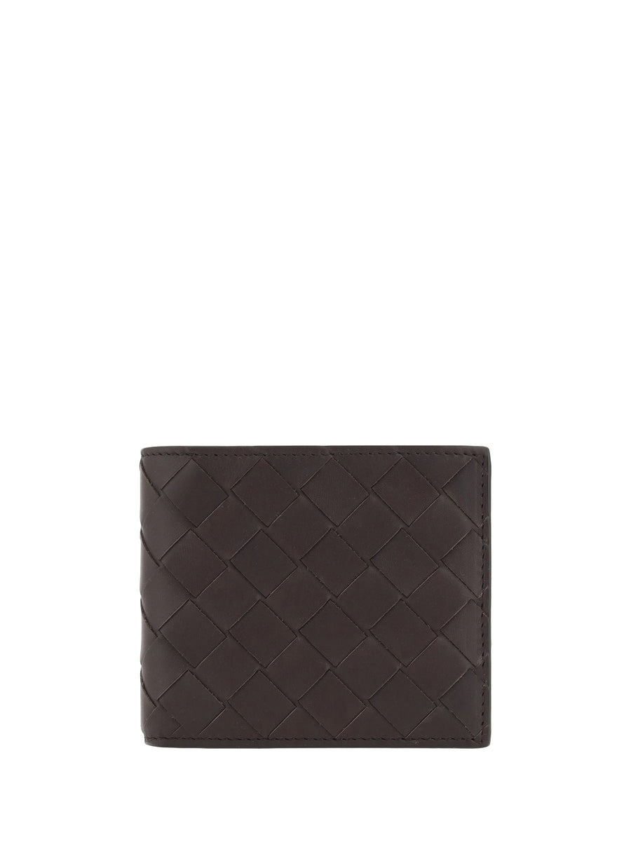 Iconic Intrecciato Wallet Fondant Silver Leather Umbrellas