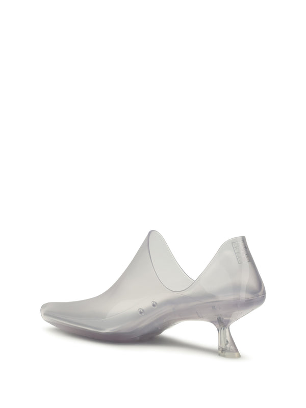 Ankle Boots Emily Aqua Pvc Transparent