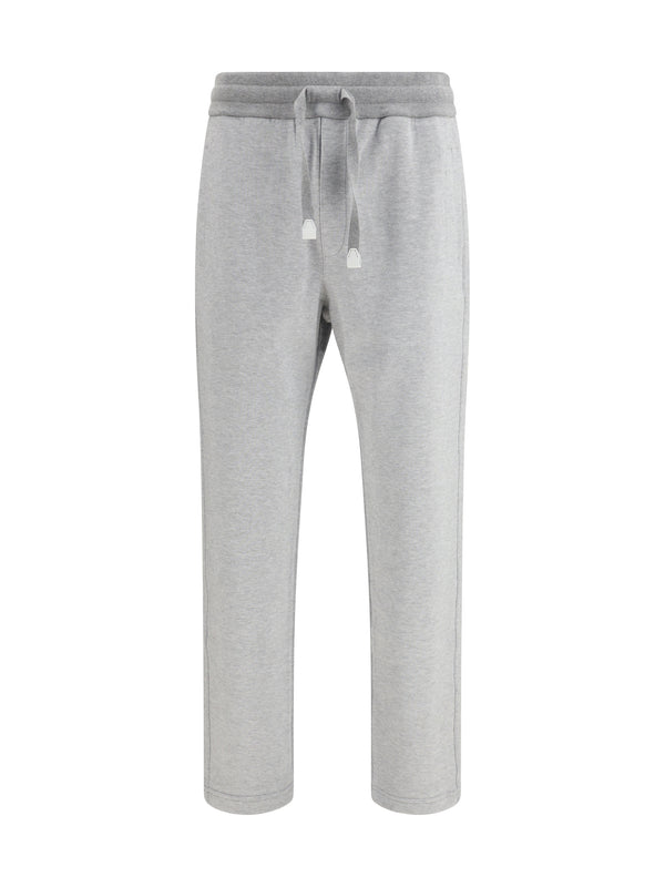 Brioni 100% Cotton joggers in gray