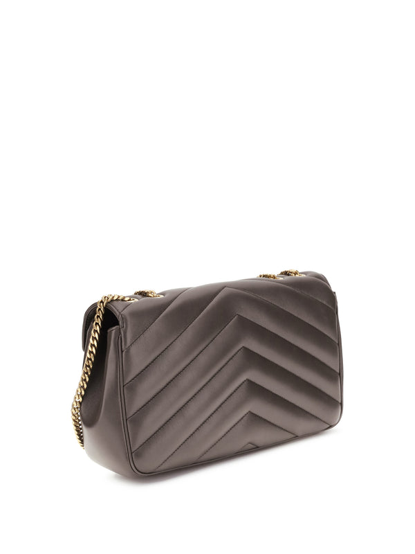 Loulou Shoulder Bag Pearl Lambskin