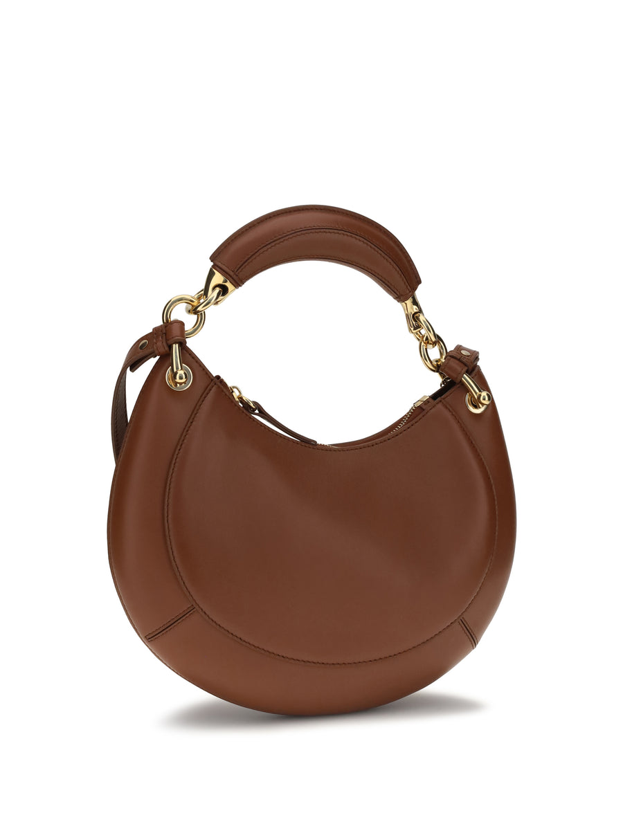 Shoulder Bag Marcie Blushy Brown Calf Leather