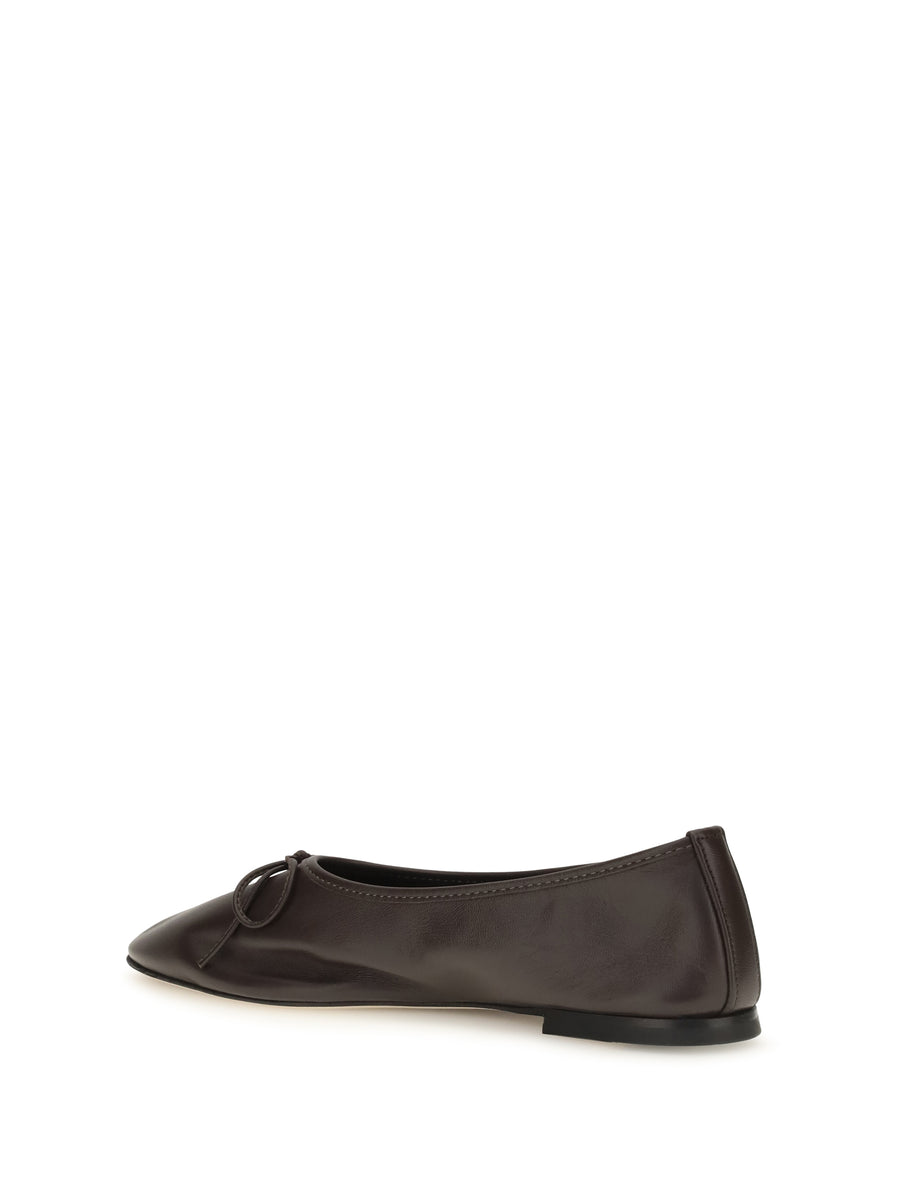 Ballerina Shoes Gala Espresso Leather