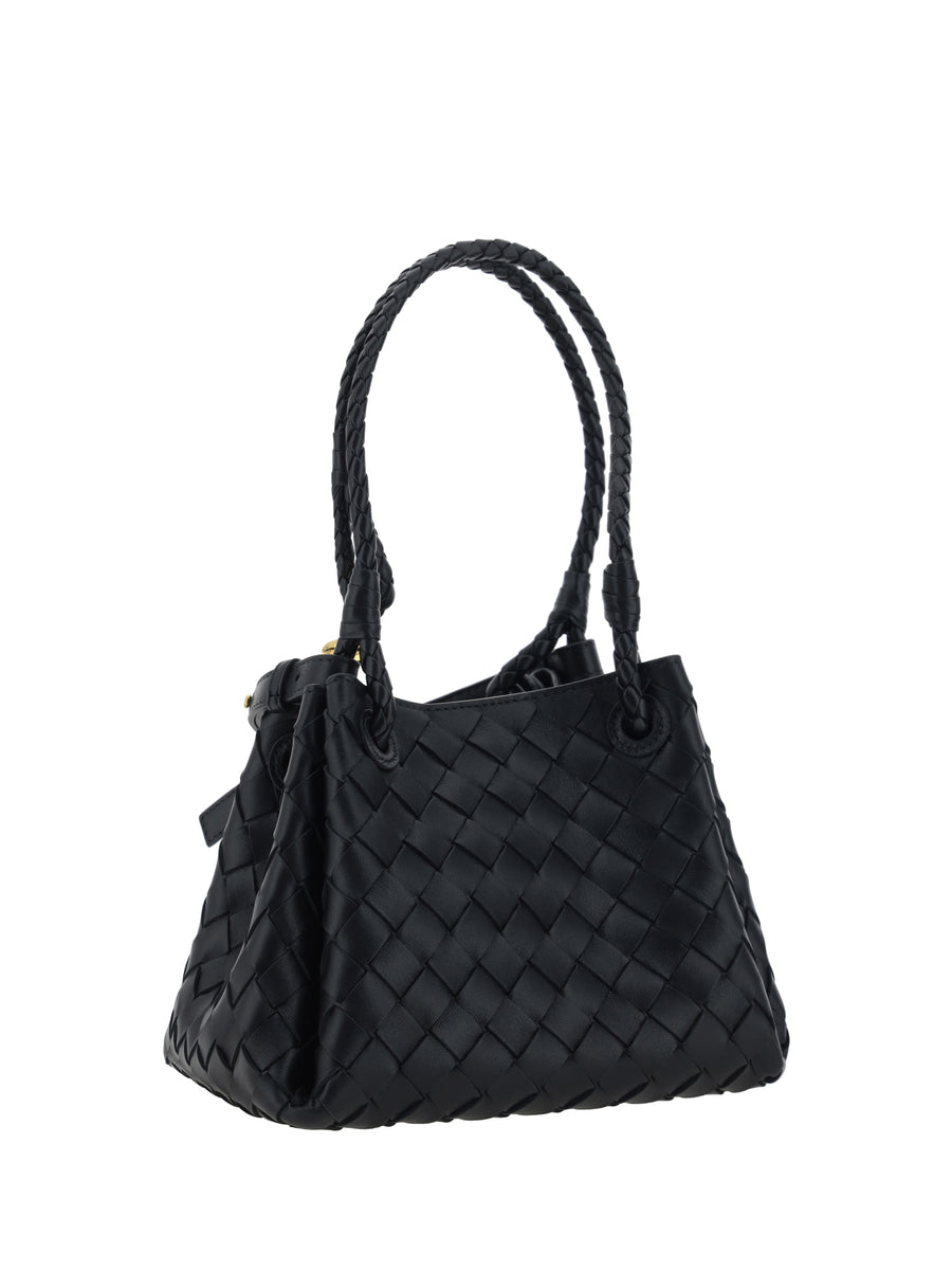 Shoulder Bag Parachute Lambskin Black Black/brass
