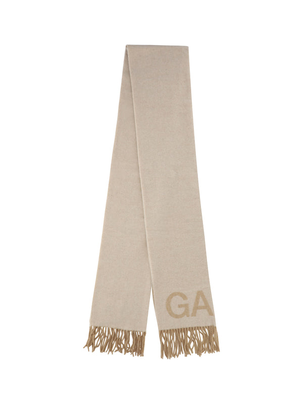 Wool Scarf Egret