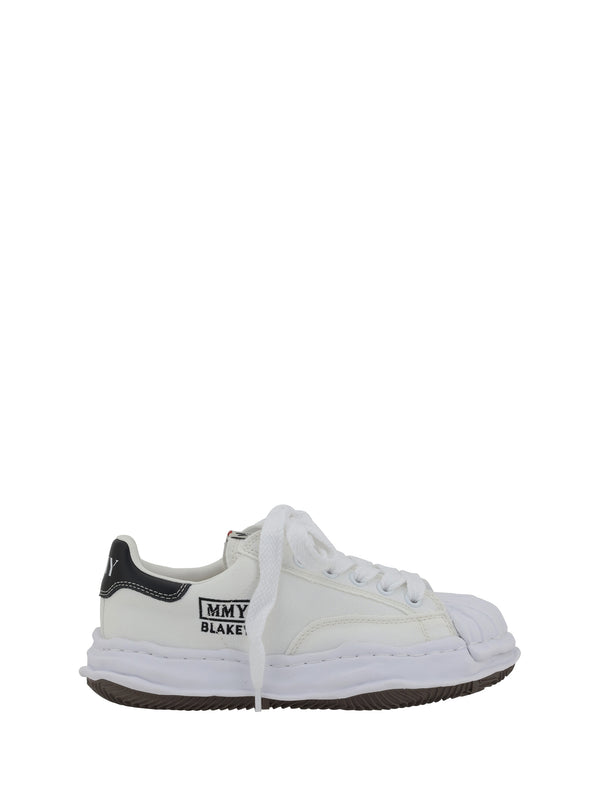 Maison Mihara Yasuhiro Upper: 100% Cotton; Sole: 100% Rubber sneaker in white