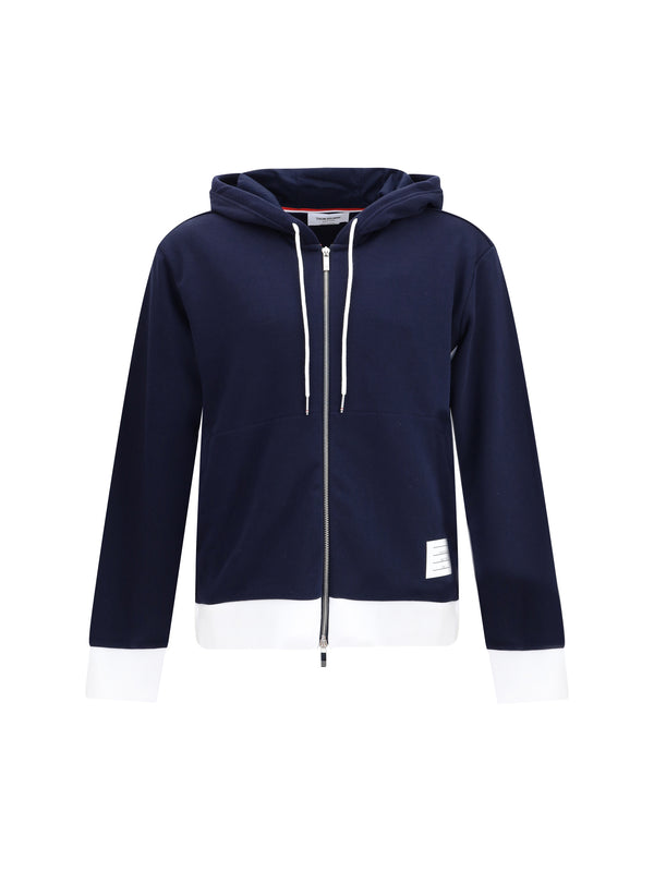 Cotton Hoodie Navy Sweatshirts