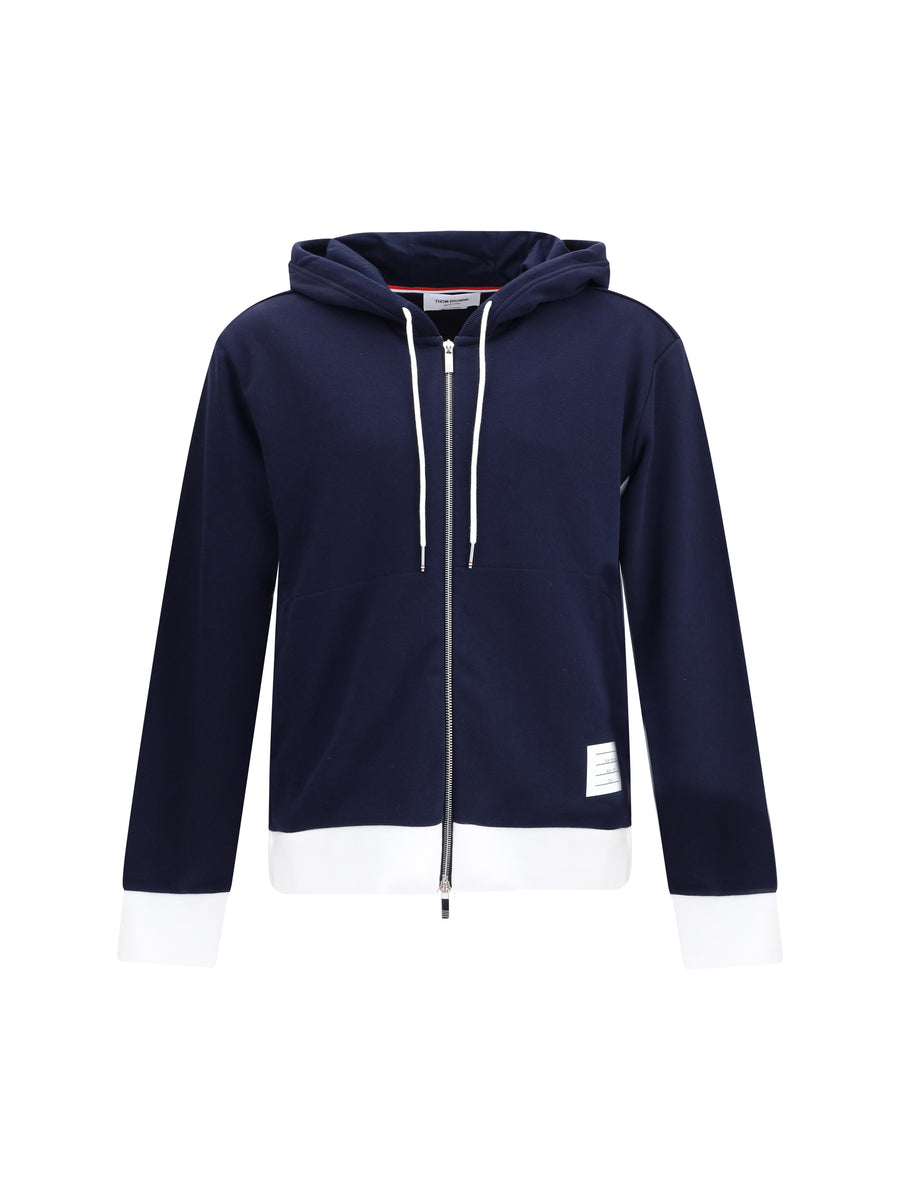 Cotton Hoodie Navy Sweatshirts