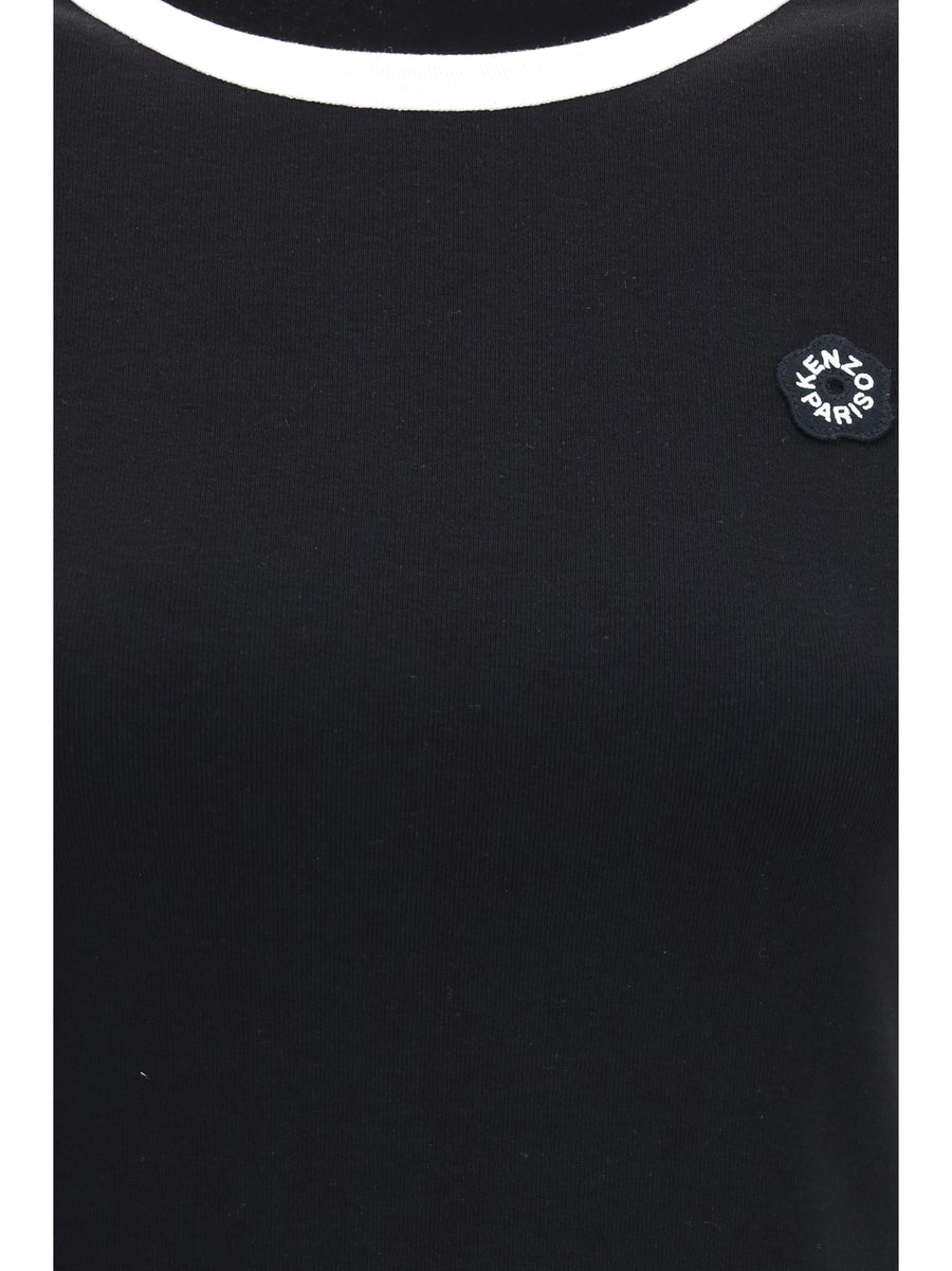 T-Shirt Boke Flower 2.0 Black Cotton T-shirts & Jerseys