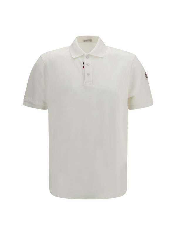 Cotton Piqué Polo Shirt With Logo Natural