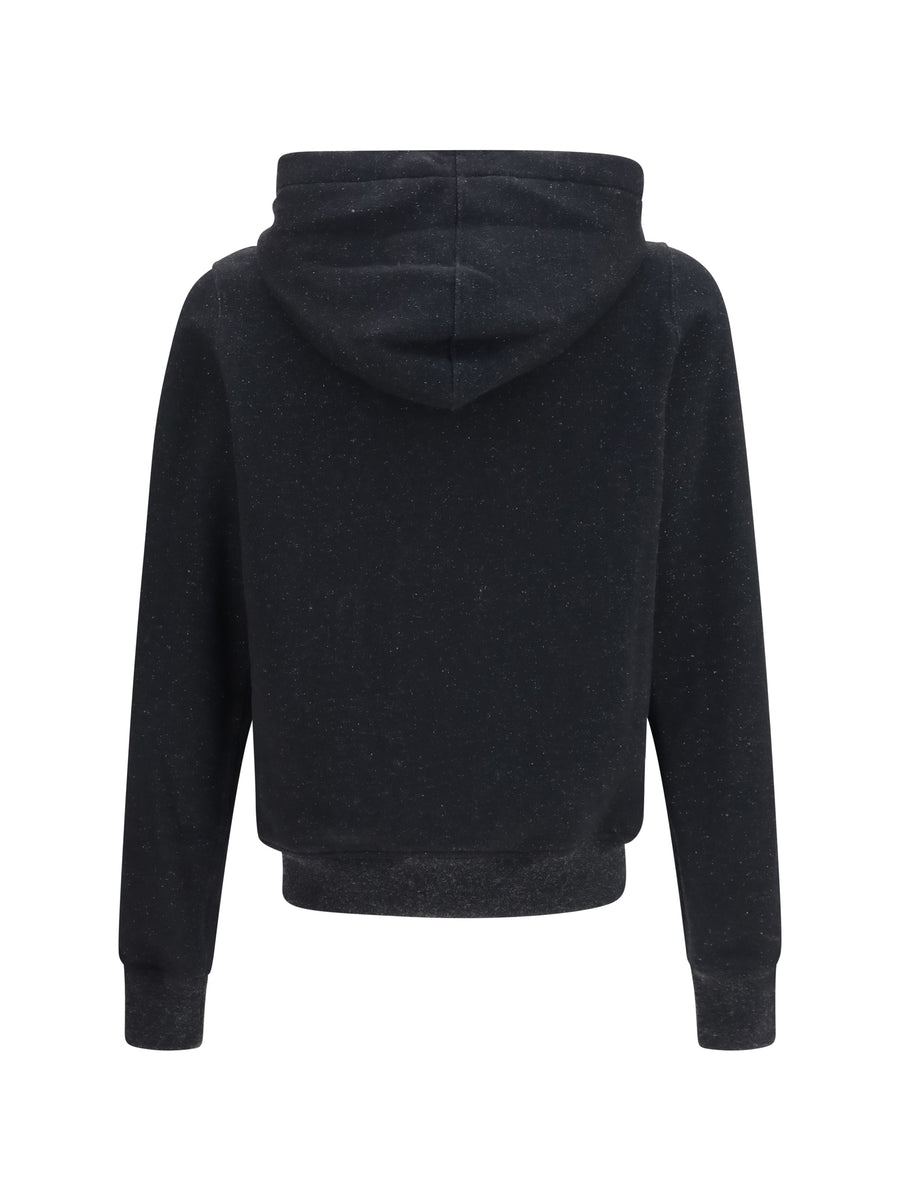 Hooded Sweatshirt Jason Black Cotton Sweatshirts