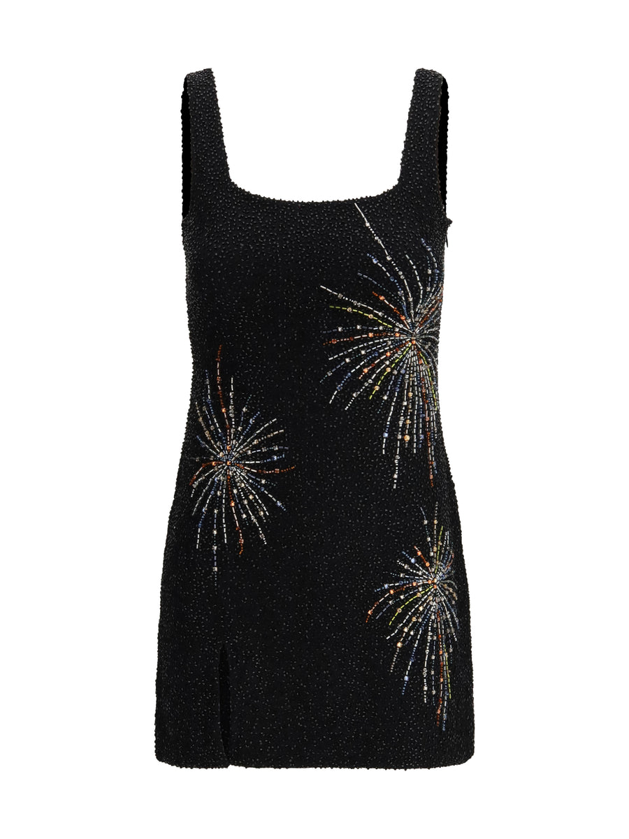 Staud 80% Nylon; 20% Elastane dress in black