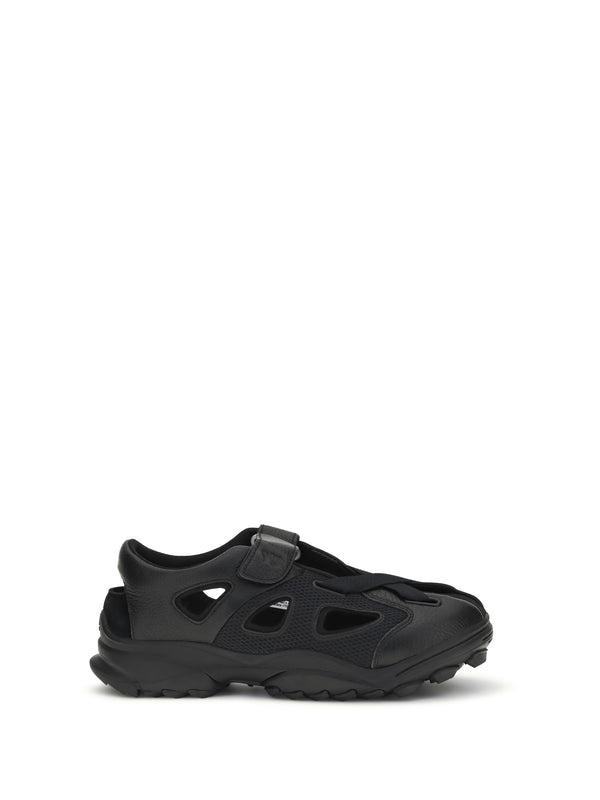 Sandals Gsg9 Black Leather Black/black/black