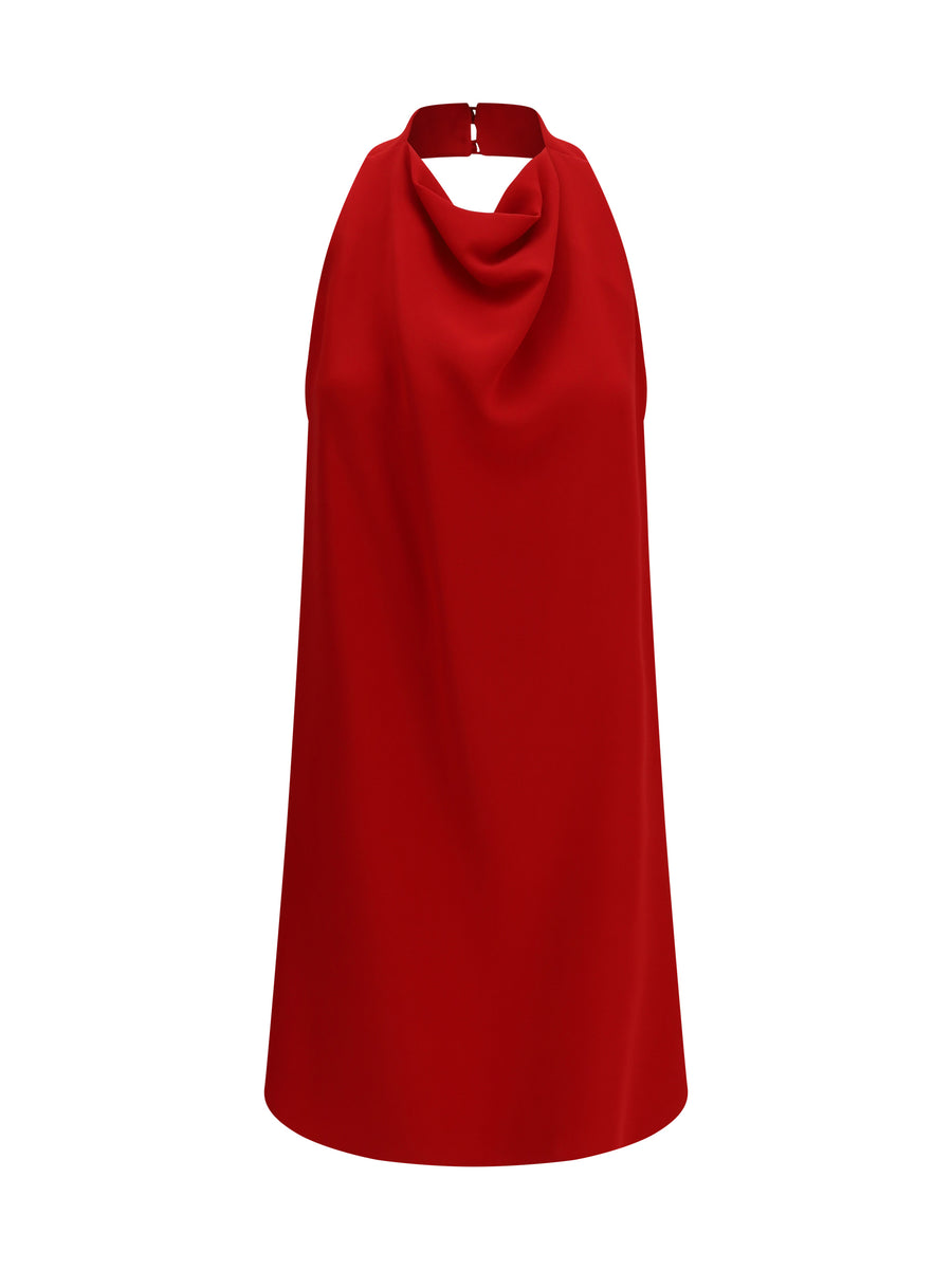 Valentino 100% Silk dress in red