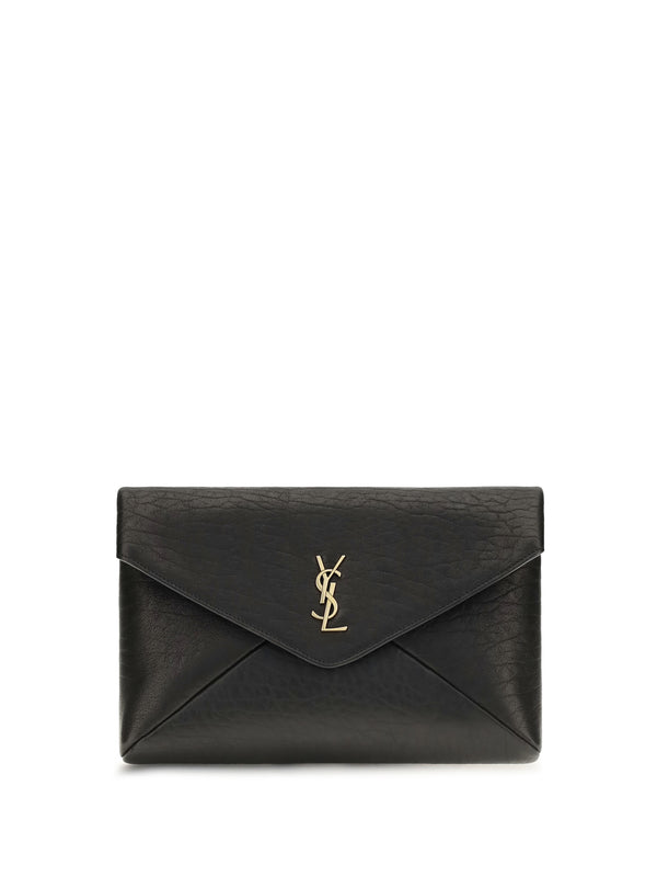 Saint Laurent 100% Lambskin wallet in black