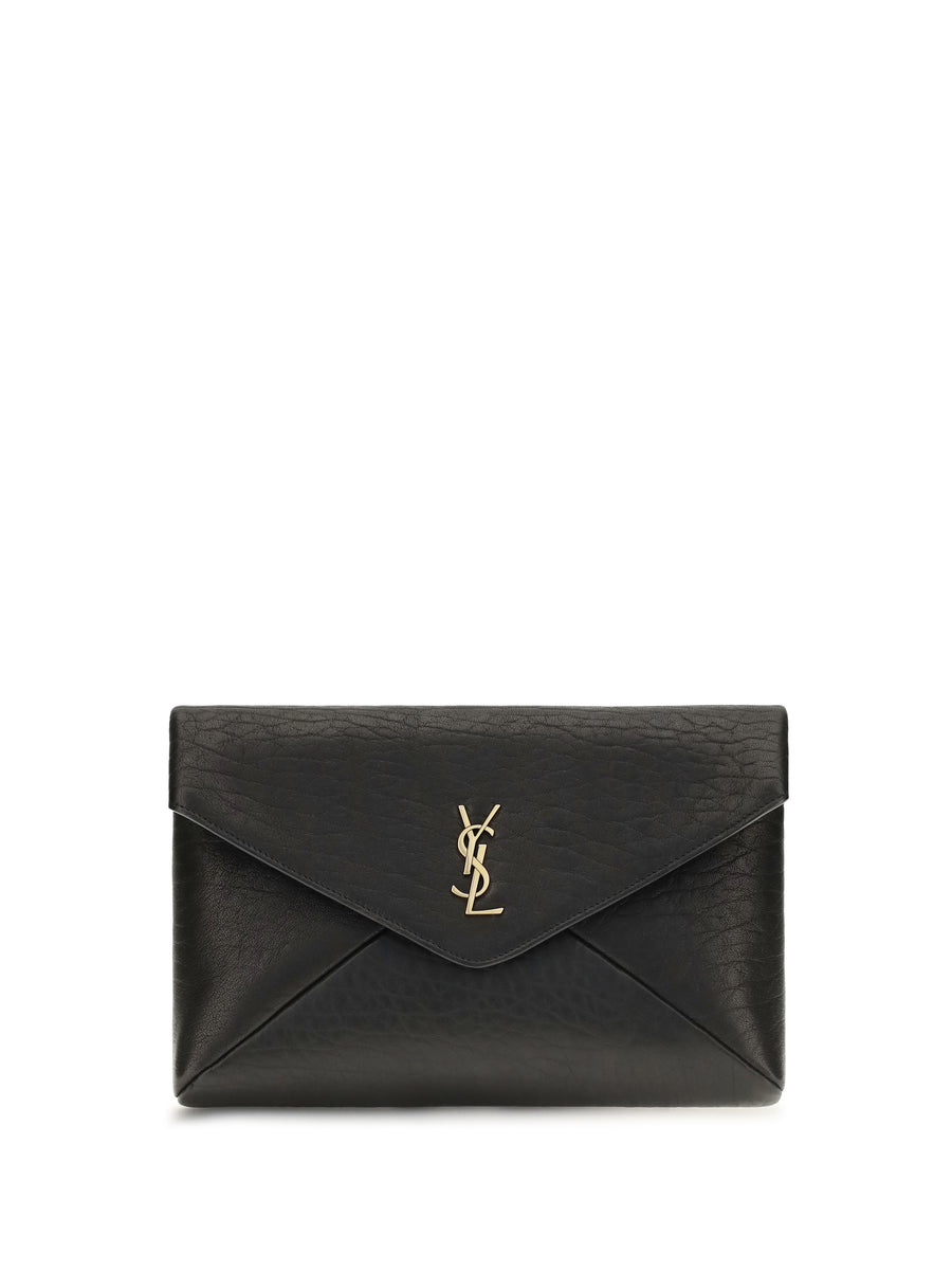 Saint Laurent 100% Lambskin wallet in black