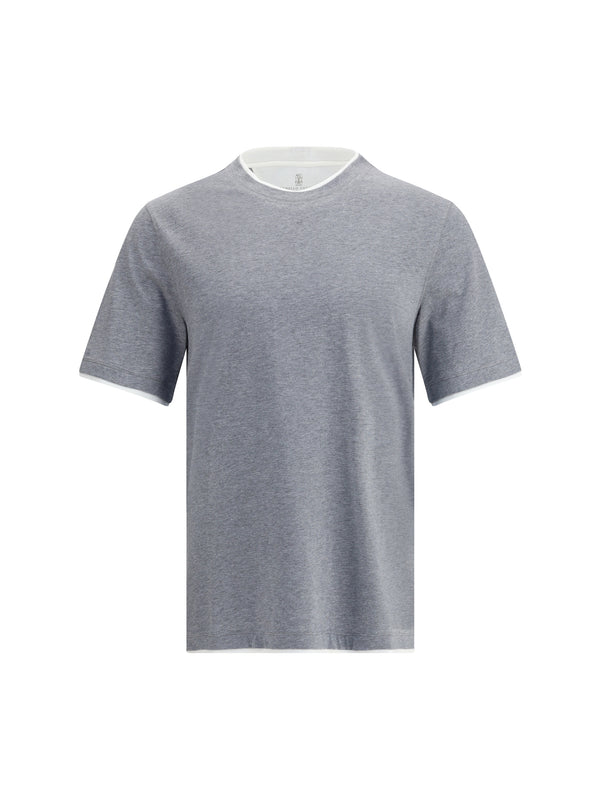 Brunello Cucinelli 100% Cotton t-shirt in gray