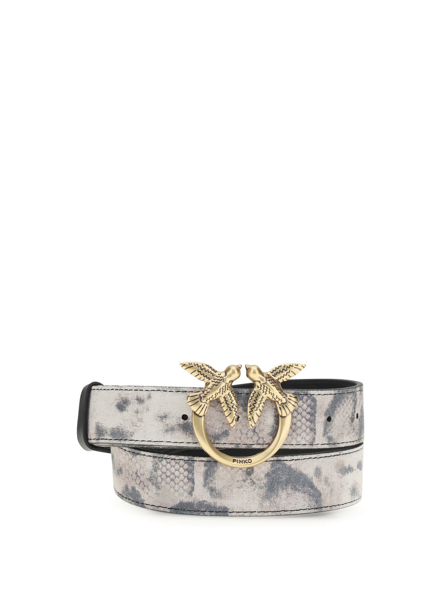 Pinko 100% Cattle Hair belt in multicolor
