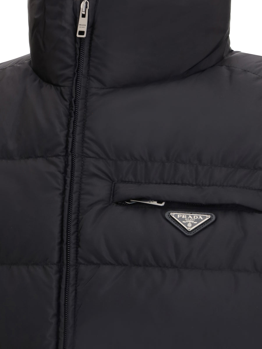 Re-Nylon Down Vest Nero Recycled Polyamide Padded & Jackets