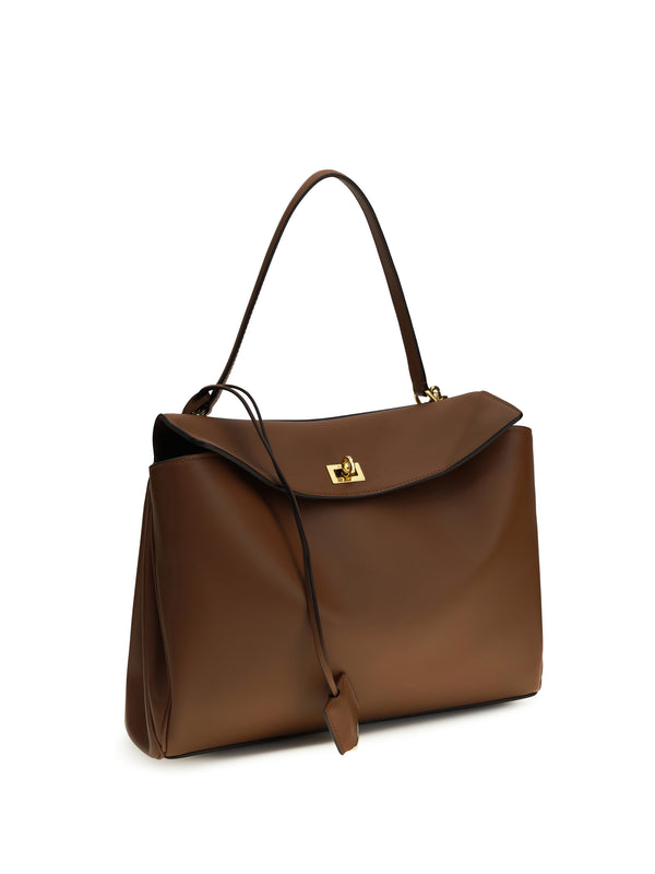 Top Handle Shoulder Bag Rodeo New Tan Calf Leather