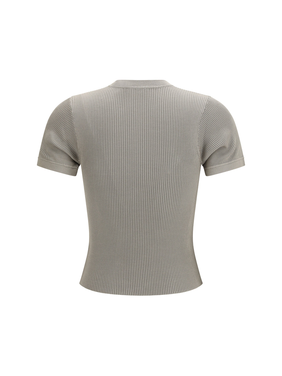 T-Shirt Ribbed Silk Fog T-shirts & Jerseys