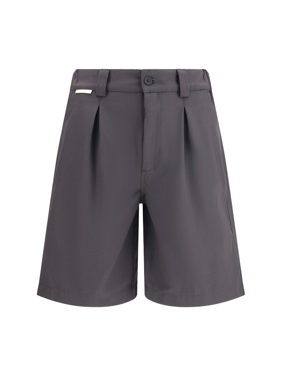 Shorts 11000 Replicated Charcoal Cotton Bermuda