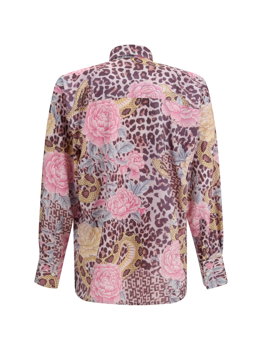 Shirt Animalier Orchid Pink-Bone Pink/bone Polyester