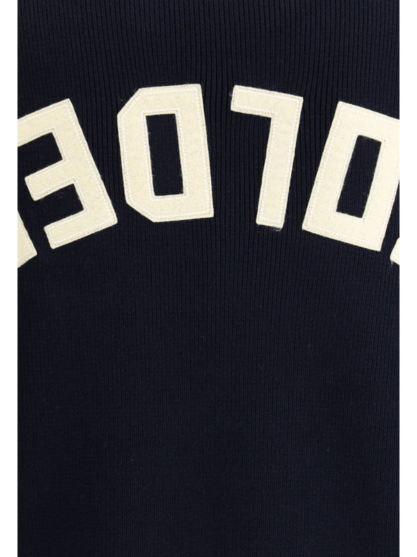Sweater Golden Dark Blue Cotton