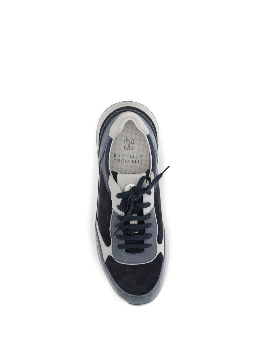 Leather Sneakers Night Sky Trainers