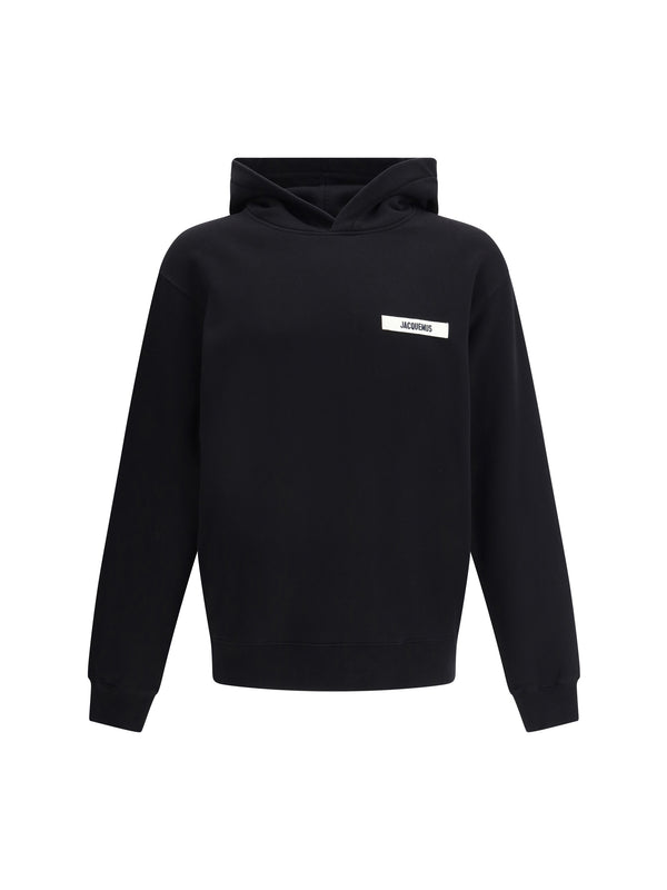Hooded Sweatshirt Black Cotton Sweatshirts