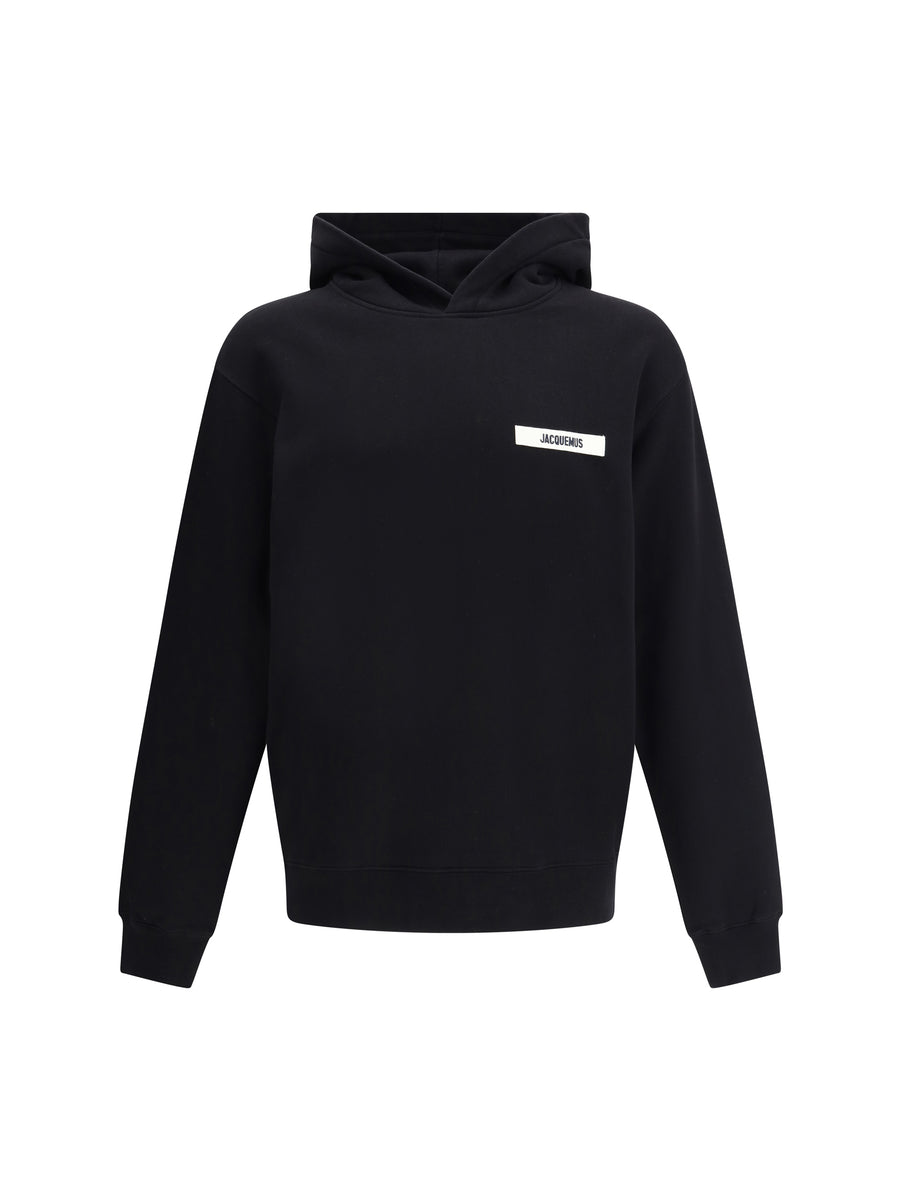 Hooded Sweatshirt Black Cotton Sweatshirts