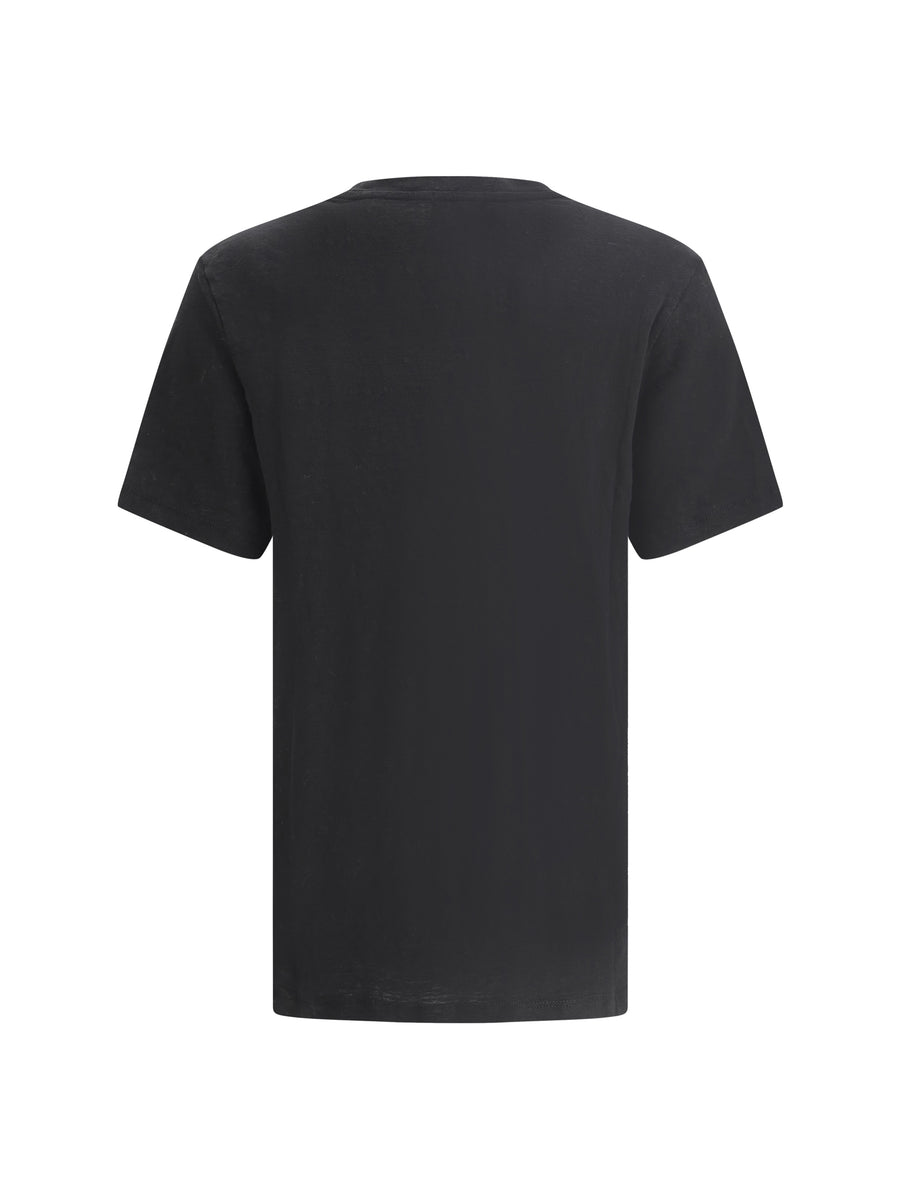 T-Shirt Zewel Linen Black T-shirts & Jerseys