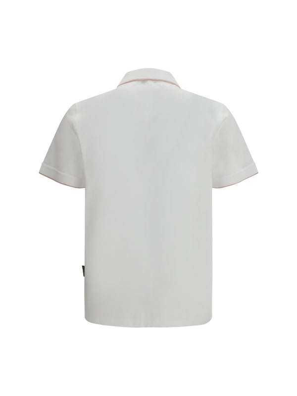Polo Shirt Bradley-Jcl White-Flamingo White/flamingo Cotton