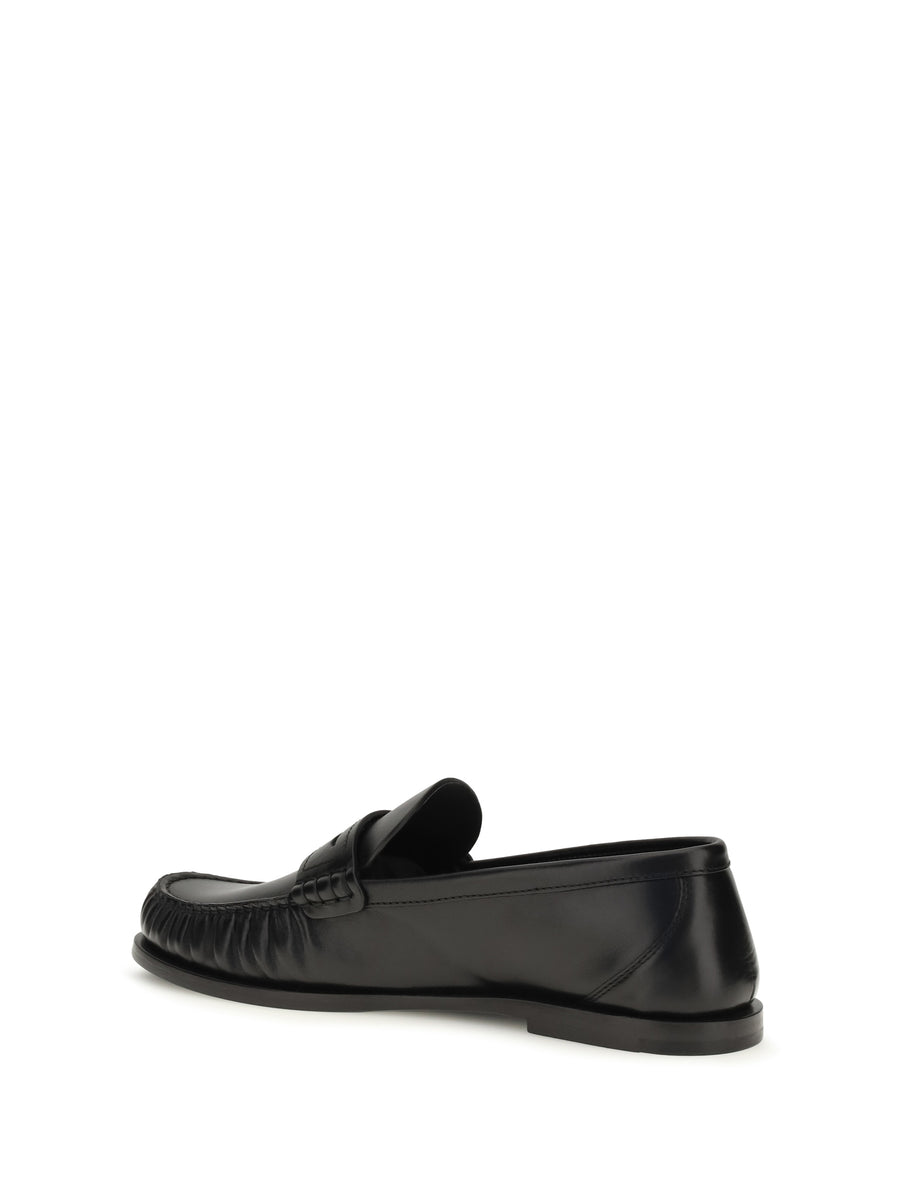Loafers Laurent Black Calf Leather
