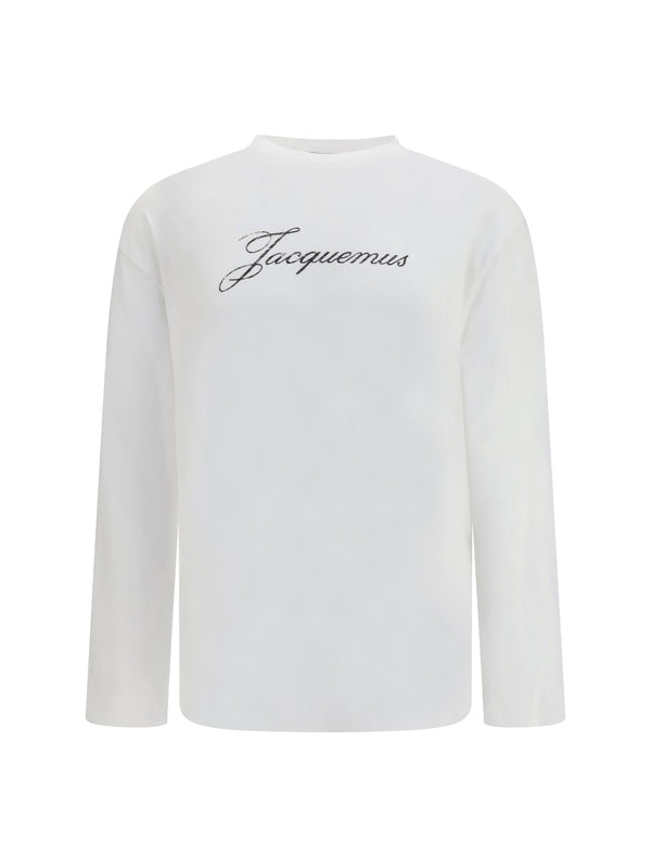 Long Sleeve T-Shirt White Cotton; True Hemp T-shirts