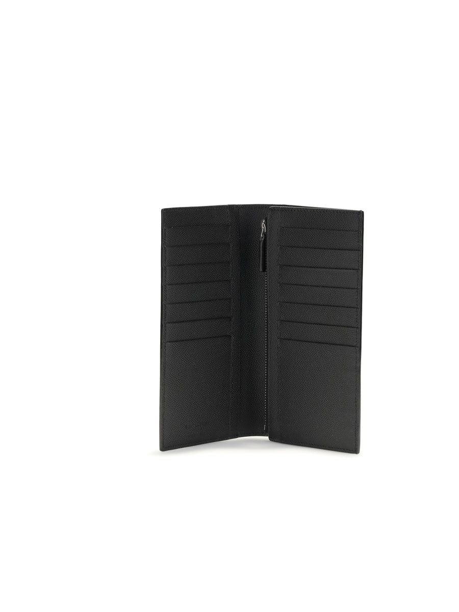 Wallet Grained Leather Black Calf Umbrellas