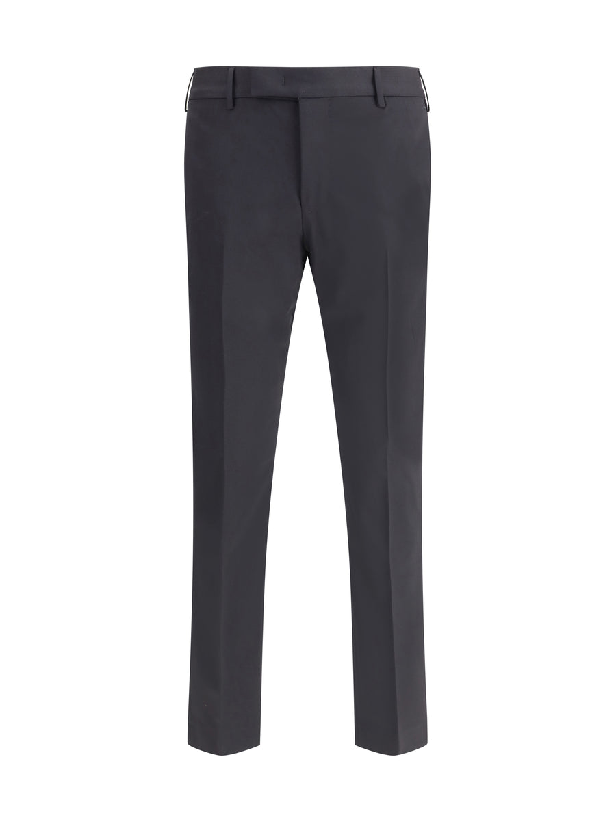 Trousers Dieci Black Virgin Wool Fleece (ovis Aries)