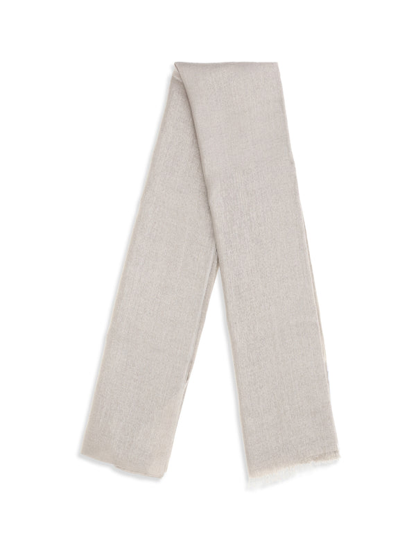 Silk And Cashmere Scarf Desert (capra Hircus)