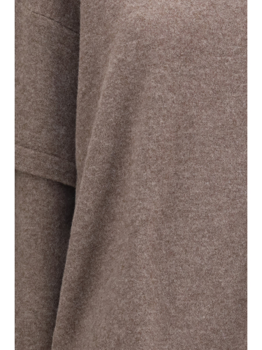 Sweater Troy Cashmere Brown Fleece Wool (ovis Aries) T-shirts & Jerseys